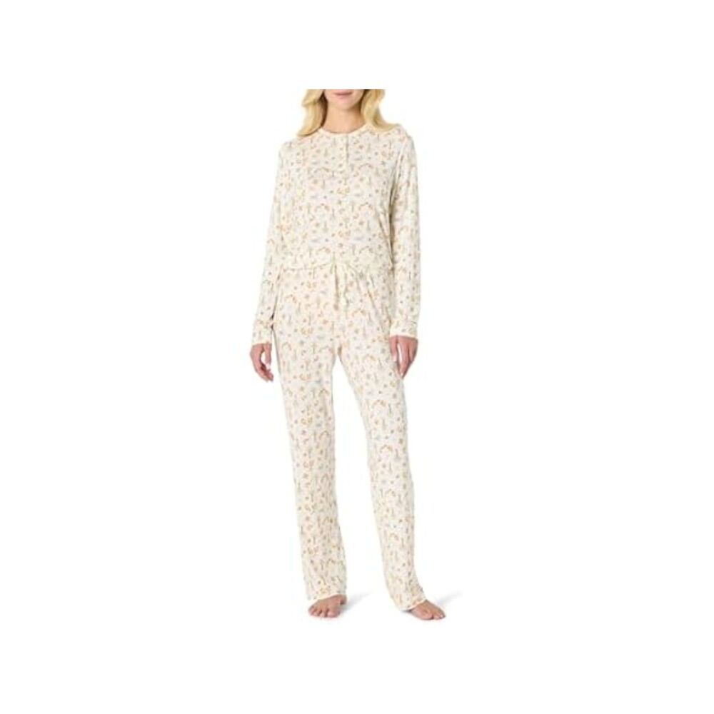 Amazon Essentials Womens LS Henley PJ Set 2XL